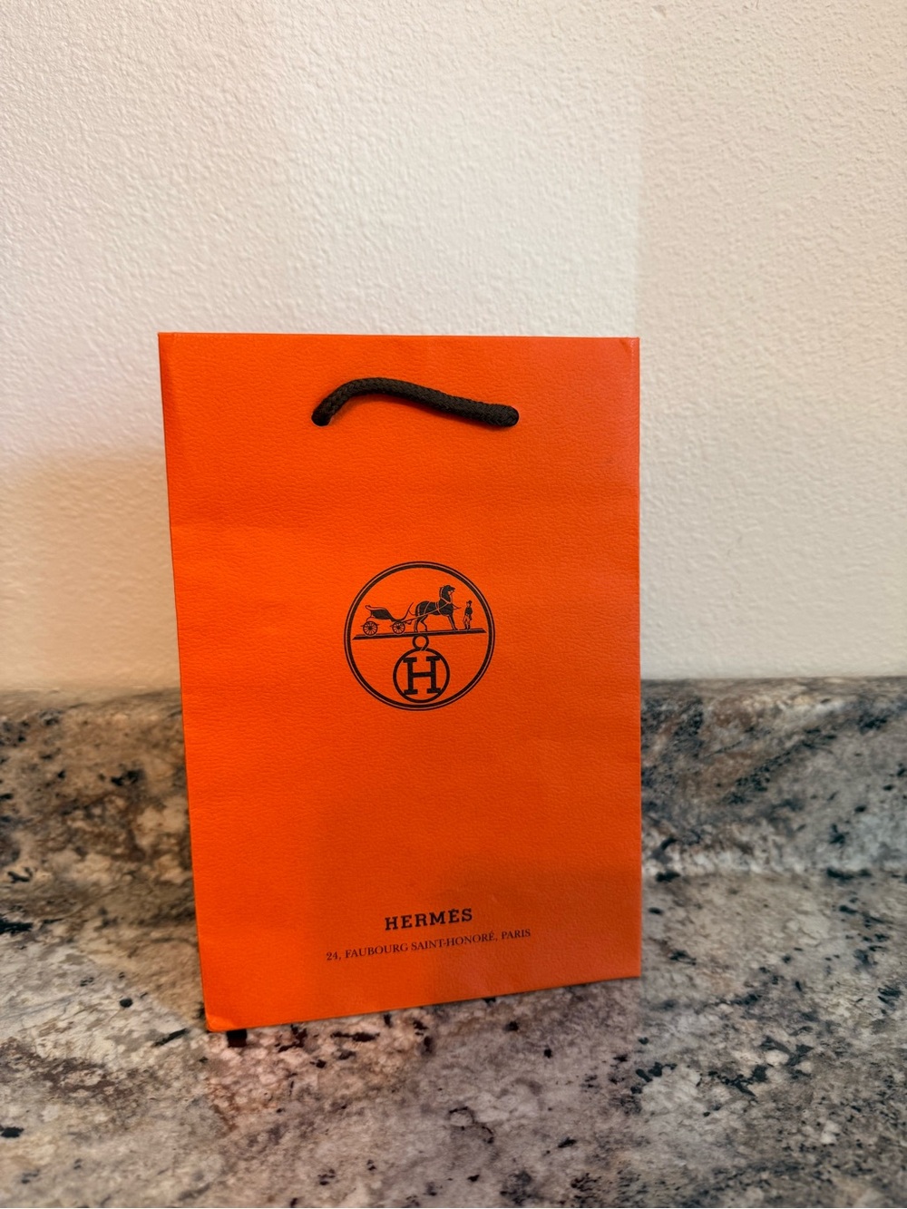 Hermès Orange Gift Bag